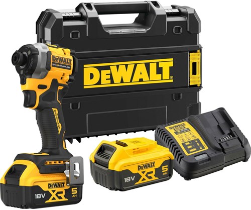 Dewalt dcf850p2t-qw | accu slagschroevendraaier | 18v | xr | set | 2x5,0 ah accu