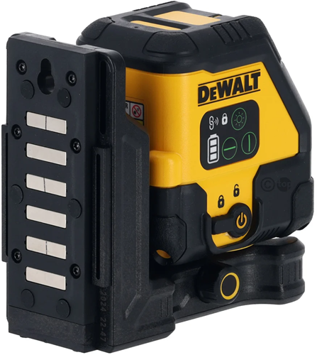 Dewalt dcle14201gb-xj kruislijnlaser | oplaadbaar via usb-c | li-ion | groen - dcle14201gb-xj