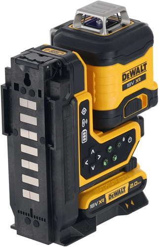 Dewalt dcle34035d1-qw kruislijnlaser | 3x360° | groene straal | + afstandsbediening | 18 volt | 2.0ah li-ion + lader - dcle34035d1-qw