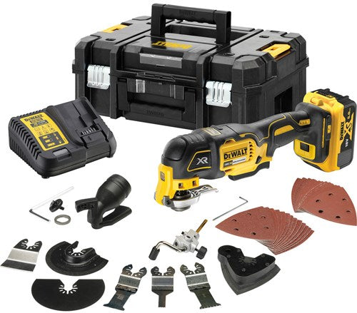 Dewalt dcs356p1 oscillerende multitool | 18v | 5.0ah | li-ion in tstak - geleverd met 1 accu - dcs356p1