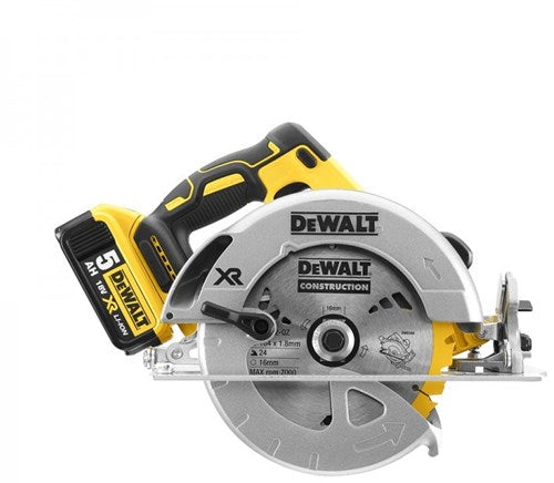 Dewalt dcs570p2 accu cirkelzaag 18v 5.0ah xr li-ion in t-stak