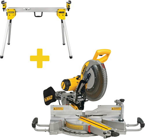 Dewalt dws780set afkort- en verstekzaag | + onderstel de7033 - dws780set