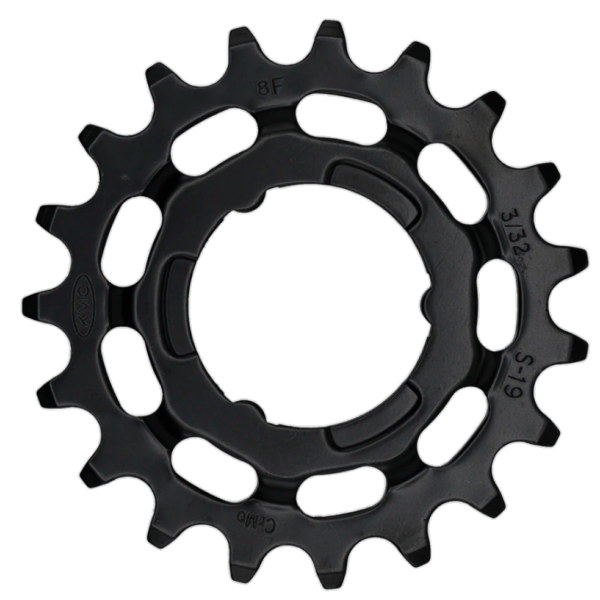 KMC tandwiel R Shimano 19T chromoly zwart 3 32