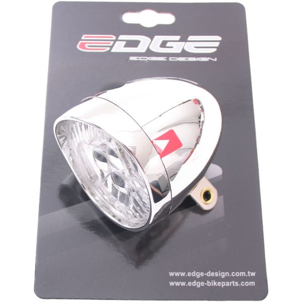 Edge Koplamp Retro 3 led aan uit incl. chroom chroom