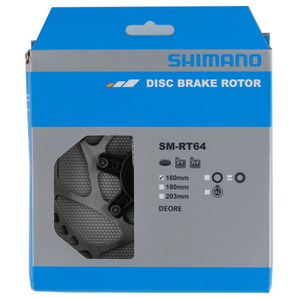 Frein à disque Shimano Deore SM-RT64 160mm Center Lock