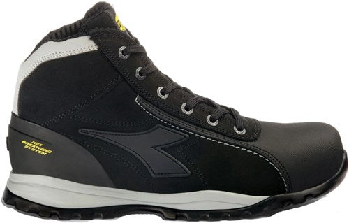 Diadora werkschoen glove net mid pro 181123 173527 s3l zwart | zwart | maat 40 - 8053607614912
