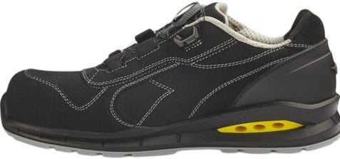 Diadora werkschoen run net ab boa low s3s 182527 | zwart | maat 42 - 8054795144052