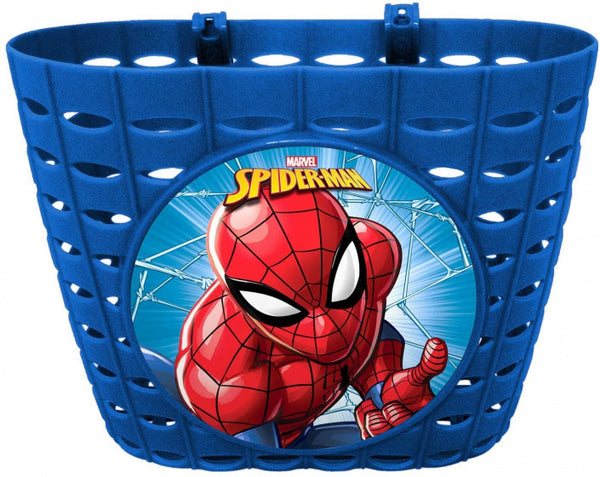 Spider-Man Fietsmand Jongens 12 x 20 cm Blauw