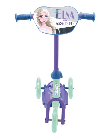 Frozen 3-wiel kinderstep meisjes paars lichtblauw