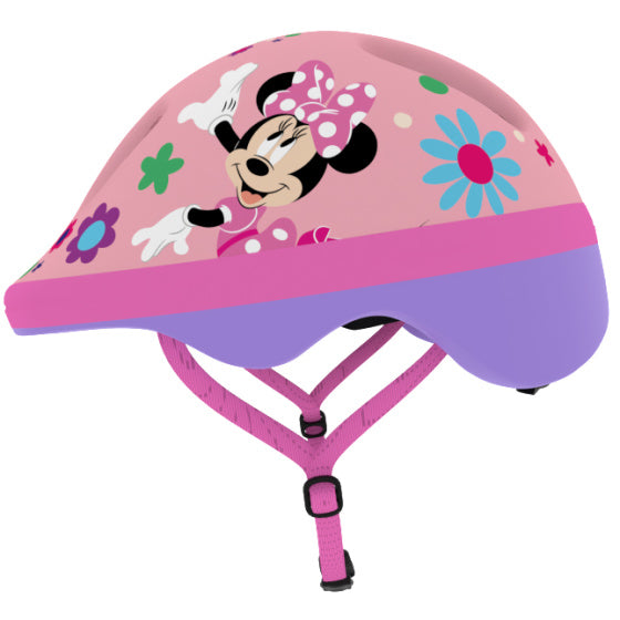 Disney minnie mouse fietshelm meisjes roze maat 44-48 cm (xs)
