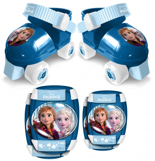 Frozen II Rolschaatsen met Bescherming Meisjes Blauw maat 23-27