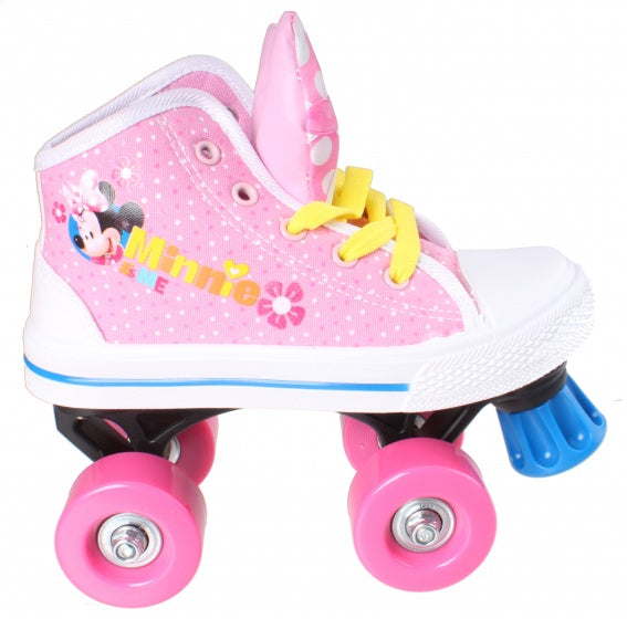 Minnie Mouse rolschaatsen meisjes roze wit maat 28