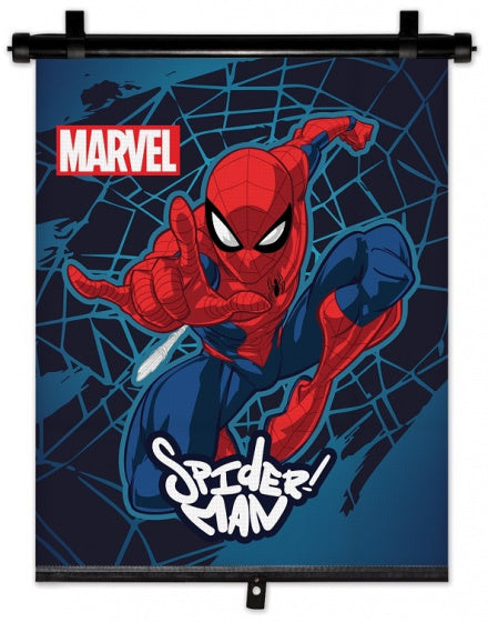 Spider-Man Zonnescherm Rolgordijn 36 x 45 cm Blauw rood