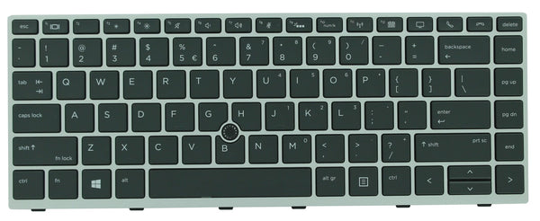 HP Laptop Toetsenbord Qwerty US + Trackpoint, Backlit