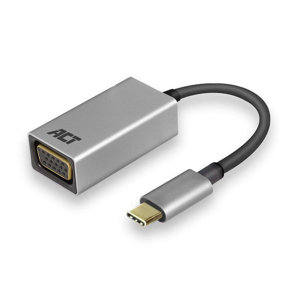 ACT USB-C naar VGA female adapter