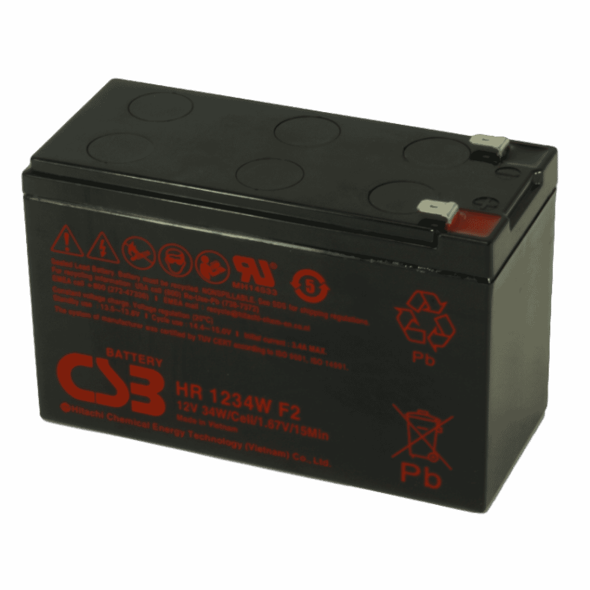 CSB Battery CSB UPS Batterij Vervangingsset RBC17