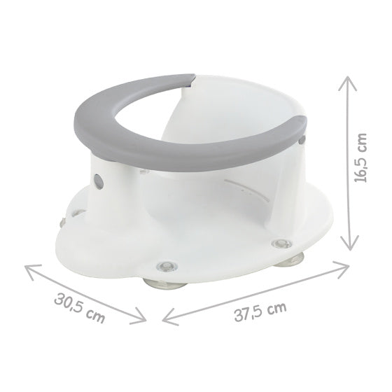 Badzitje met Zuignappen Wit Roze