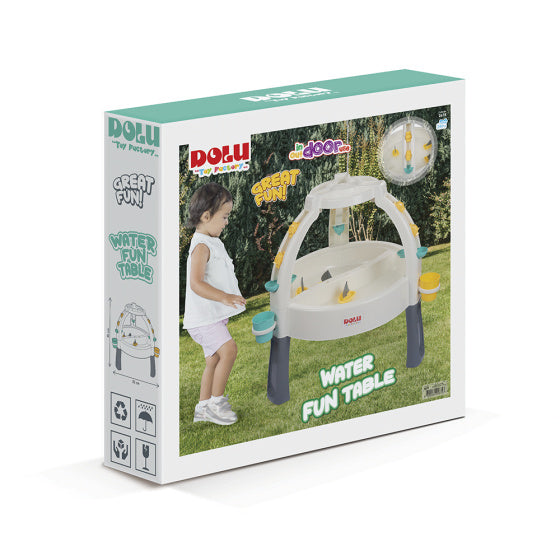 Fun Fountain Zand- en Watertafel met Accessoires Wit Grijs