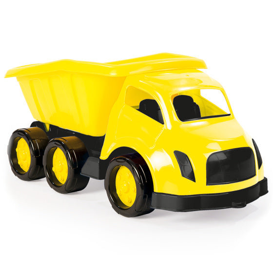 Maxi Truck Speelgoedvrachtwagen 69 cm Geel Zwart