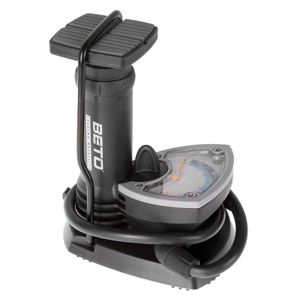 Messingschlager beto mini voetpomp met manometer