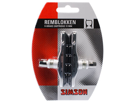 Mâchoires de frein à cartouche Simson V-Brake 72mm