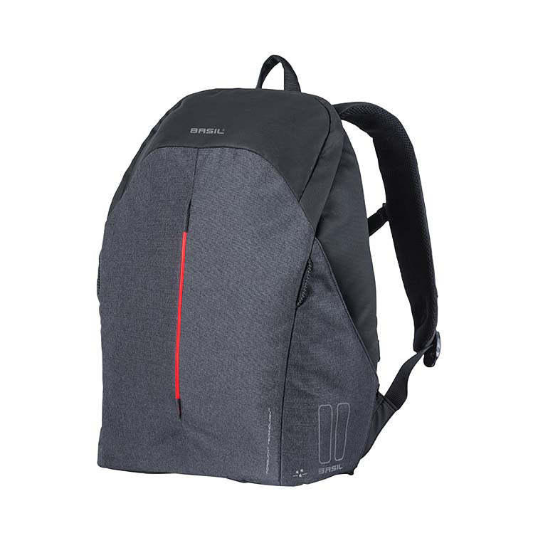 Basil B-Safe Backpack Nordlicht - bicycle backpack 18L, unisex, granite black