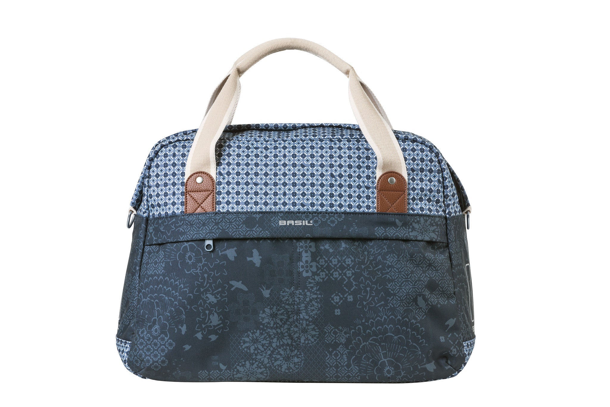 Basil Bohème Bicycle Shoulder Bag - Single Blue Pannier (18L)