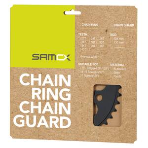 Messingschlager samox e-bike kettingblad 36t bcd 104 mm. 1 2x3 32 en 11 128 staal zwart