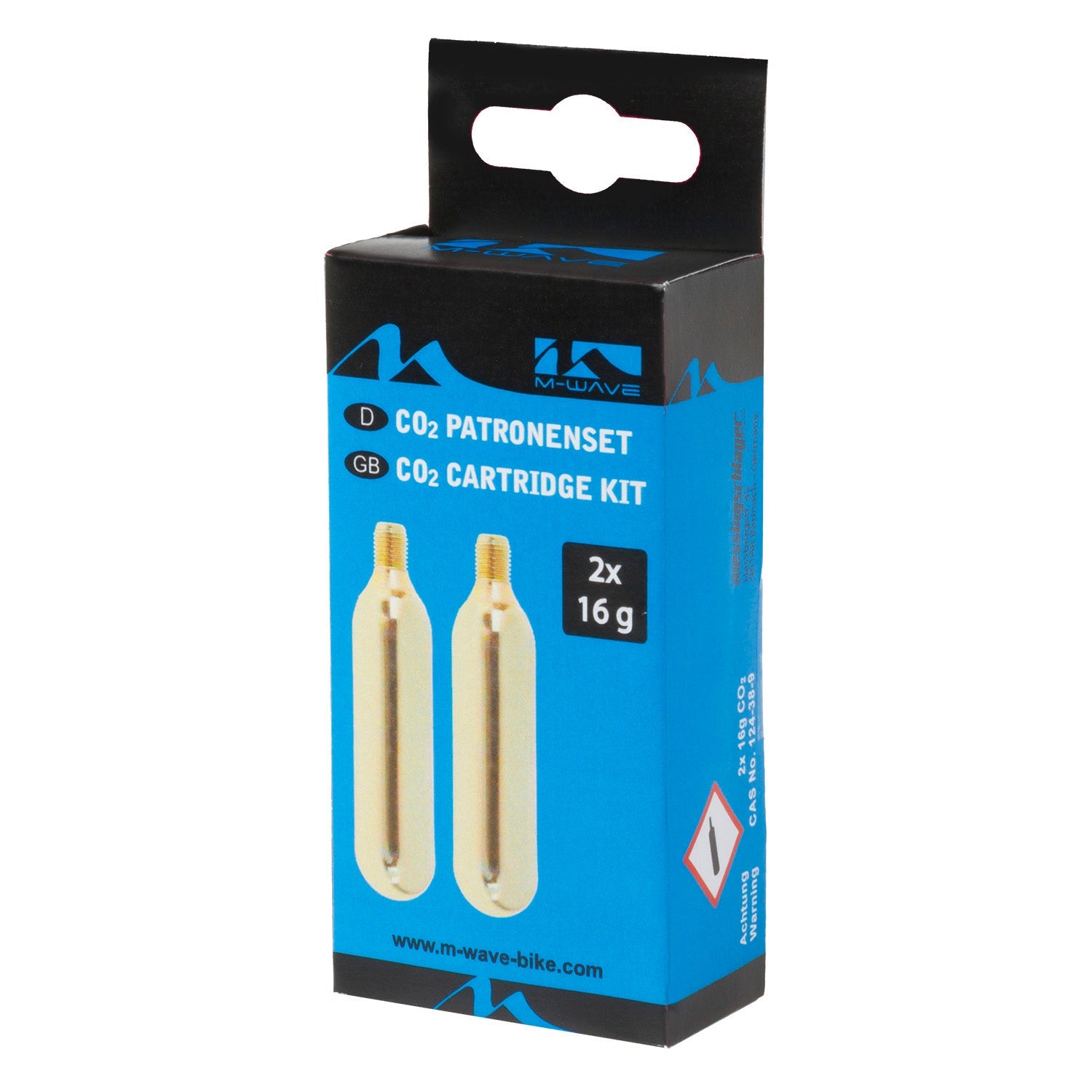 M-wave co2 patroon met schroefdraad 16 gram