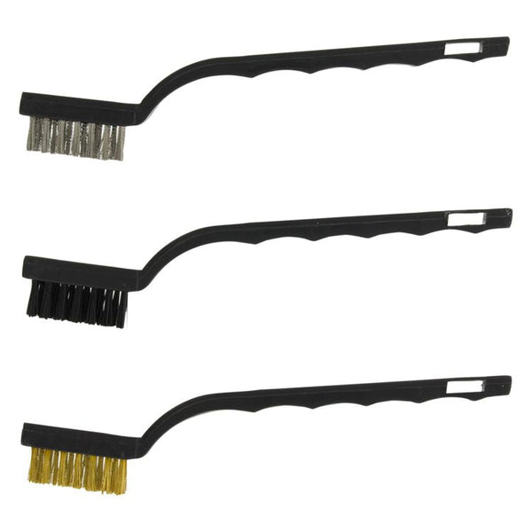 Set de brosses en acier Mini 3 pièces