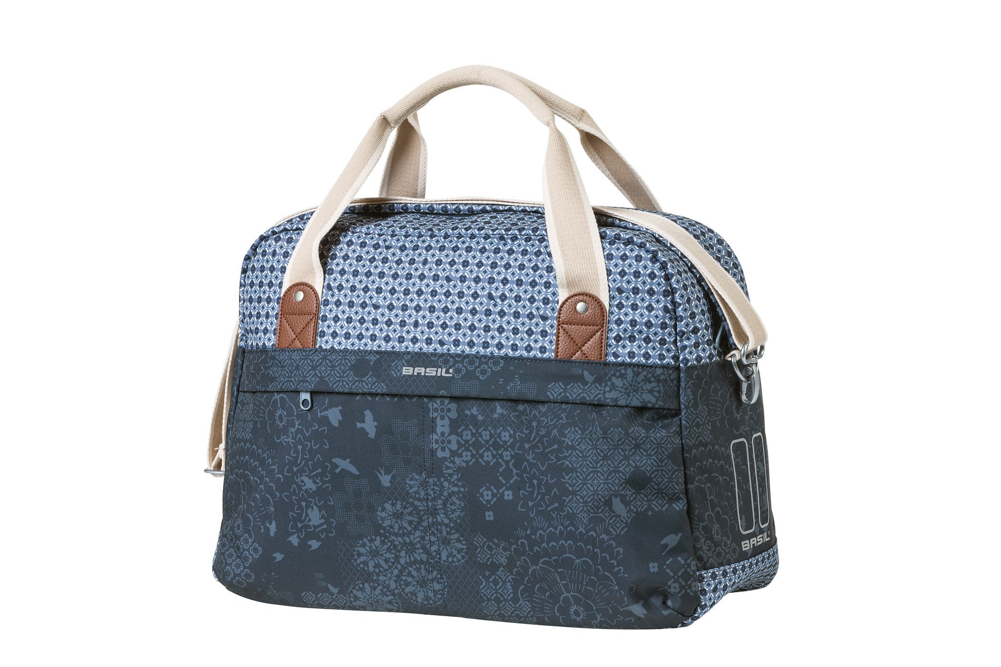 Basil Bohème Bicycle Shoulder Bag - Single Blue Pannier (18L)
