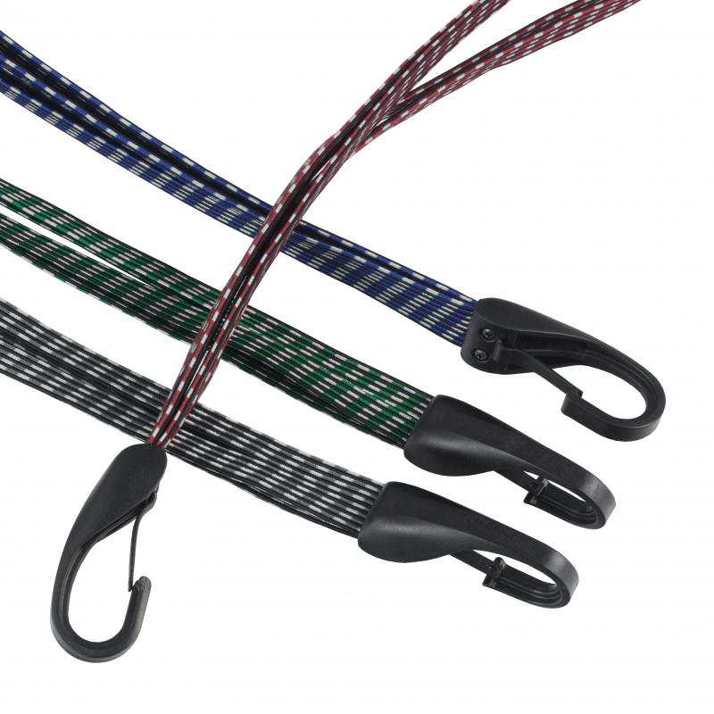 Widek b.v. widek hanke binder met grote veiligheidshaak 4 banden sorti 4 kleuren 57 cm.