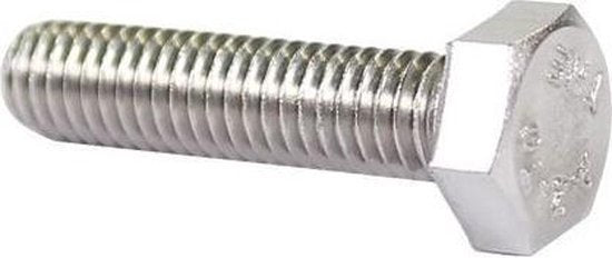 Bofix bout zeskant m6x40 RVS (p25)