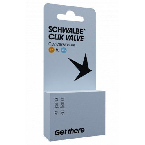 Schwalbe fietsventiel ombouwset dv-scv klikventiel