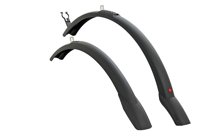 Hebie viper t spatbord set trekking 28'' 45 mm. zwart