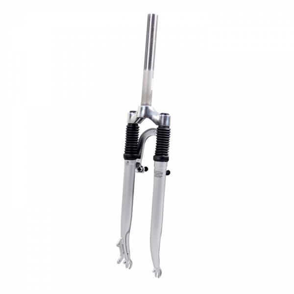 Voorvork verend 28 250mm 1 8draad voor remschijf zilver