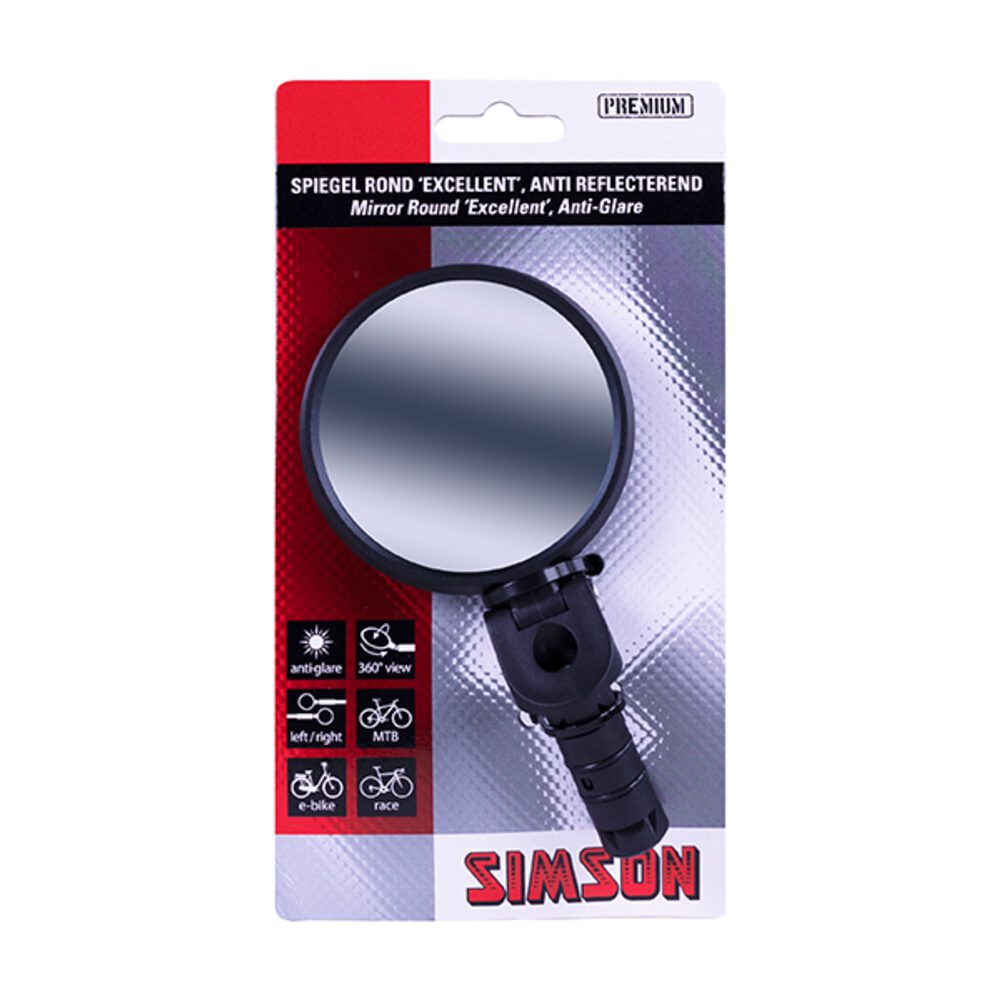 Simson Spiegel rond uitstekend