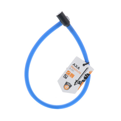Câble antivol Axa Resolute 6x60cm, bleu pétrole. (emballage suspendu)