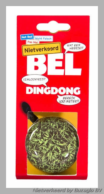 Buzaglo nietverkeerd ding-dong bel staal 60 mm. grass