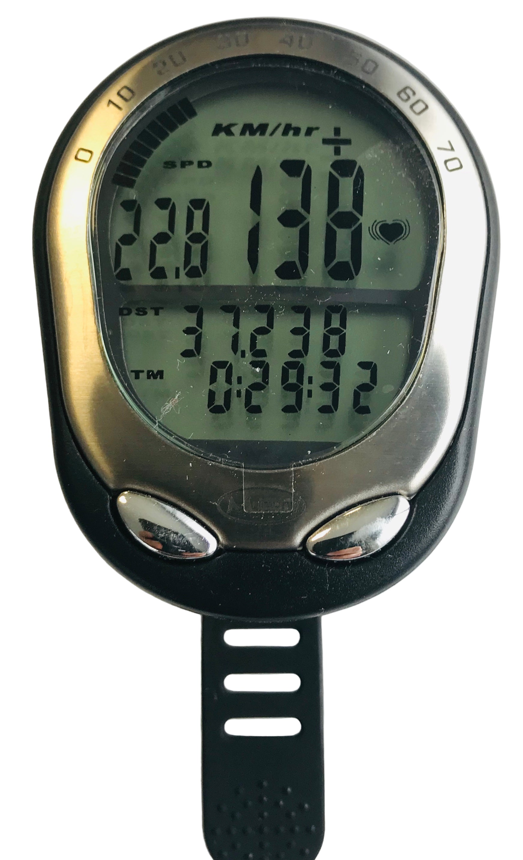 Messingschlager m-ighty fietscomputer hartslagmeter 20 functie's excl. batterijen