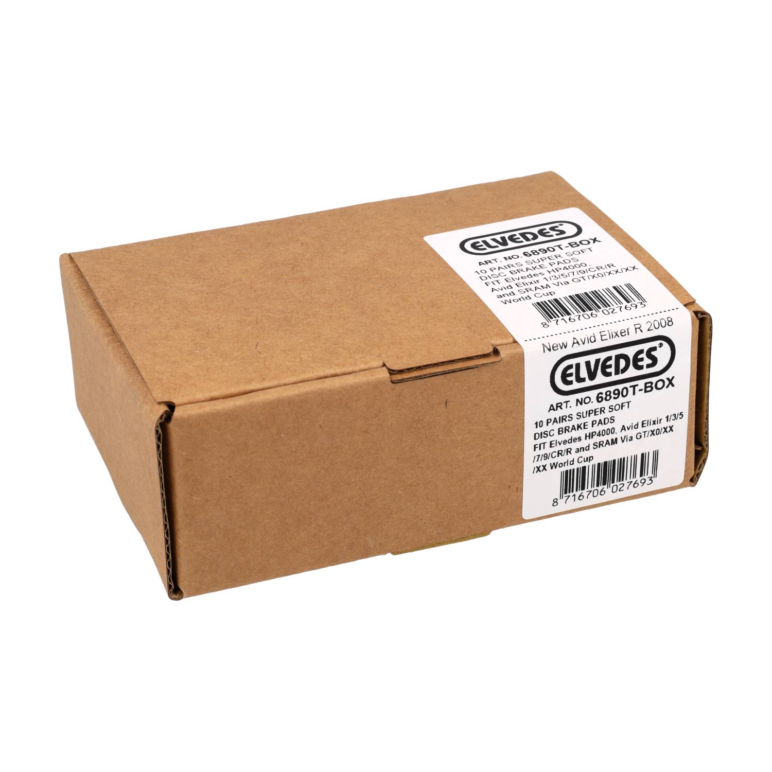 Elvedes cable systems bv Elvedes disc brake pads 6890t (10pr)