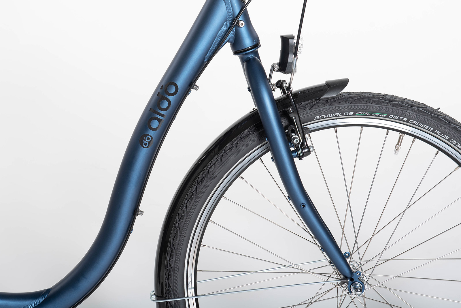 Kwadie aldo lage instap 28 3grn alu. comfort mystery blue mat - 46 cm.