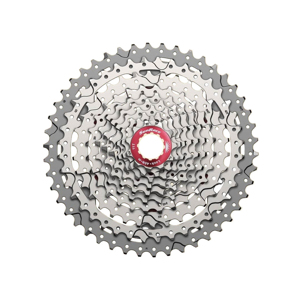 SunRace cassette 10V 11-46 CSMS3 metallic zilver