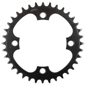 Samox pd-r4-nw kettingblad 36t 104mm 3 32-11 128 staal smal breed zwart