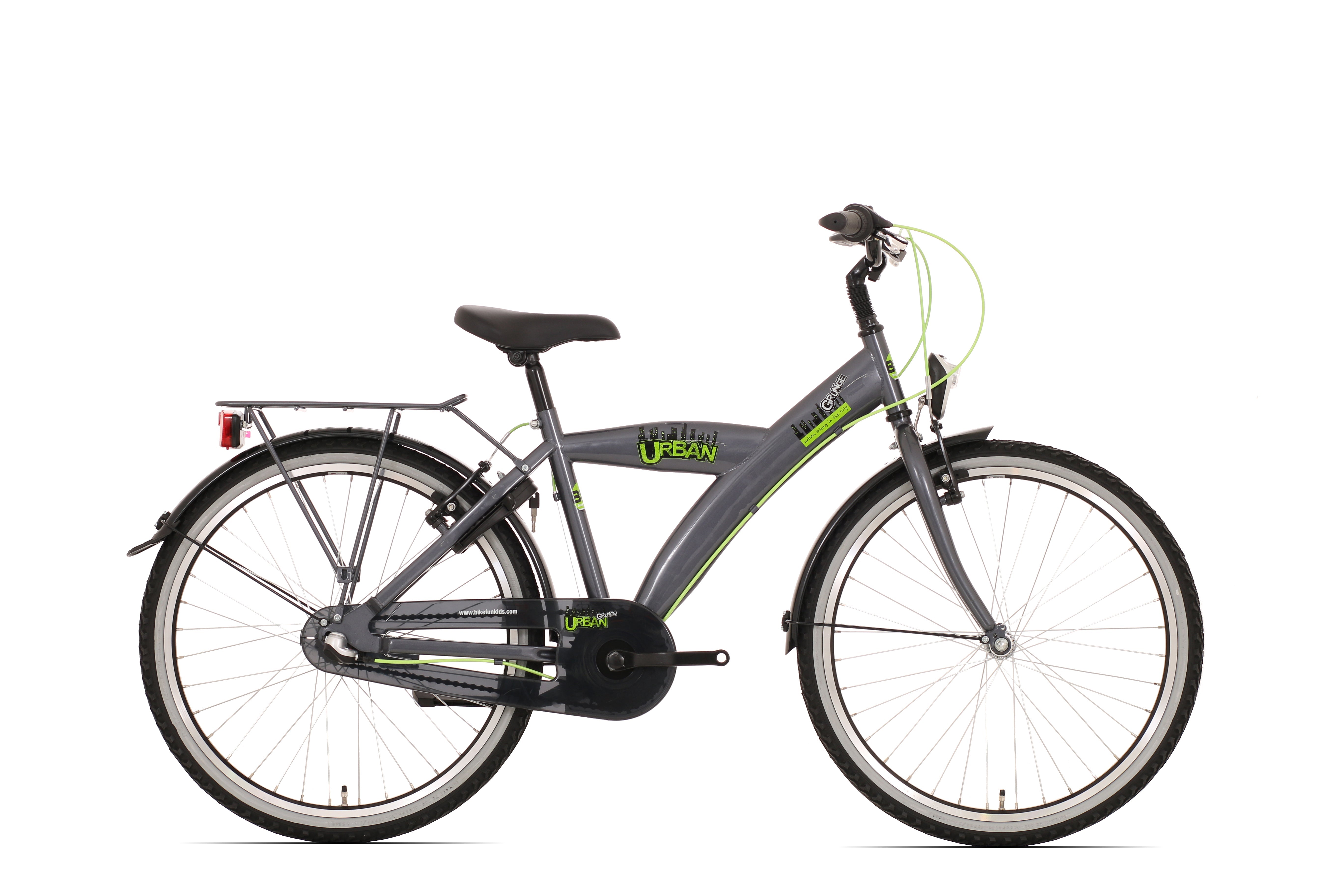 Bikefun Fiets Bike Fun 24 Urban city 3v jongens