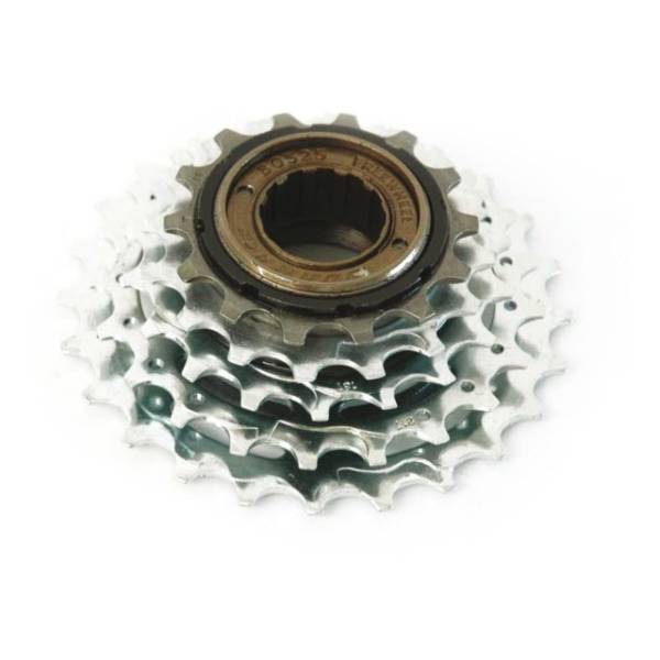 Sunrace freewheel 6 speed 14-28t zink in doosje