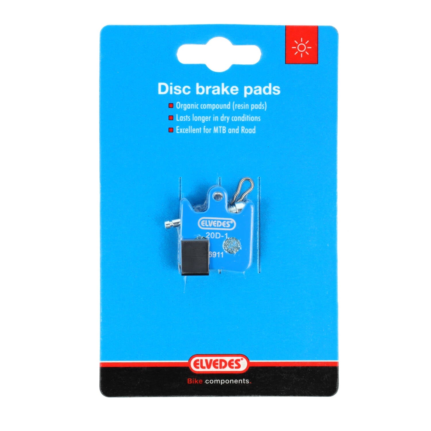 Elvedes Cable Systems bv disc brake pads Elvedes 6911 Hope X2 Organic