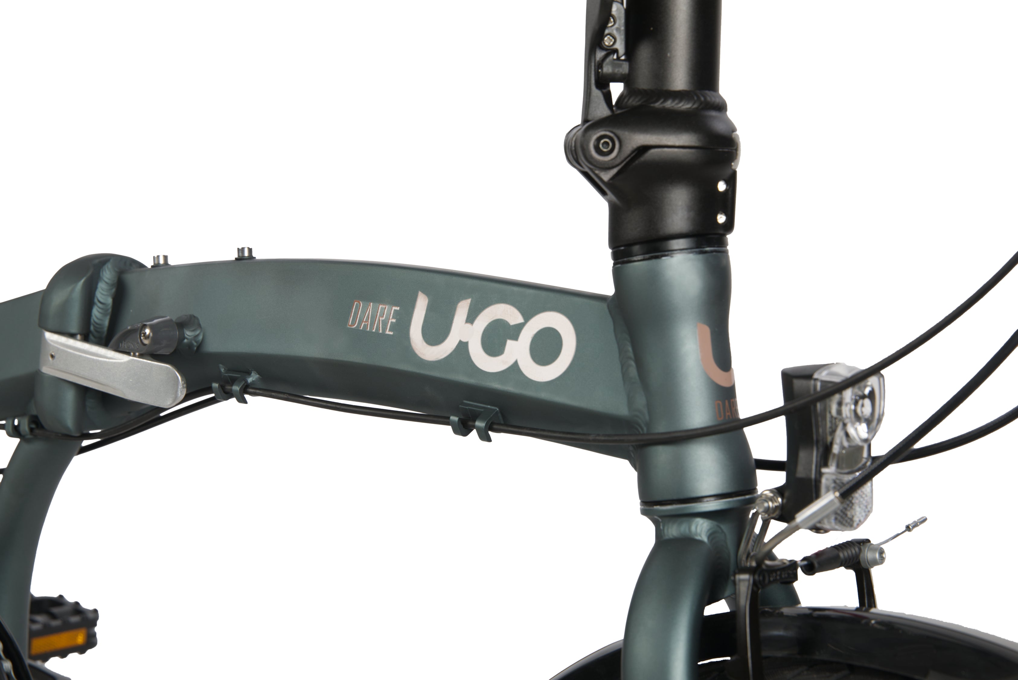 U.go vélo pliant 20 pouces 7v dare i7 vert sapin