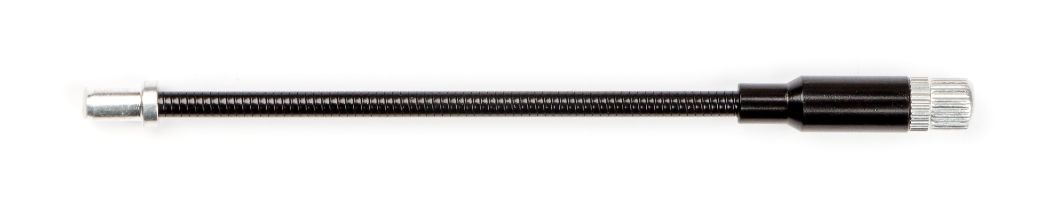 Tuyau de câble de frein en V flexible réglable Elvedes métal léger - noir (2 pièces)