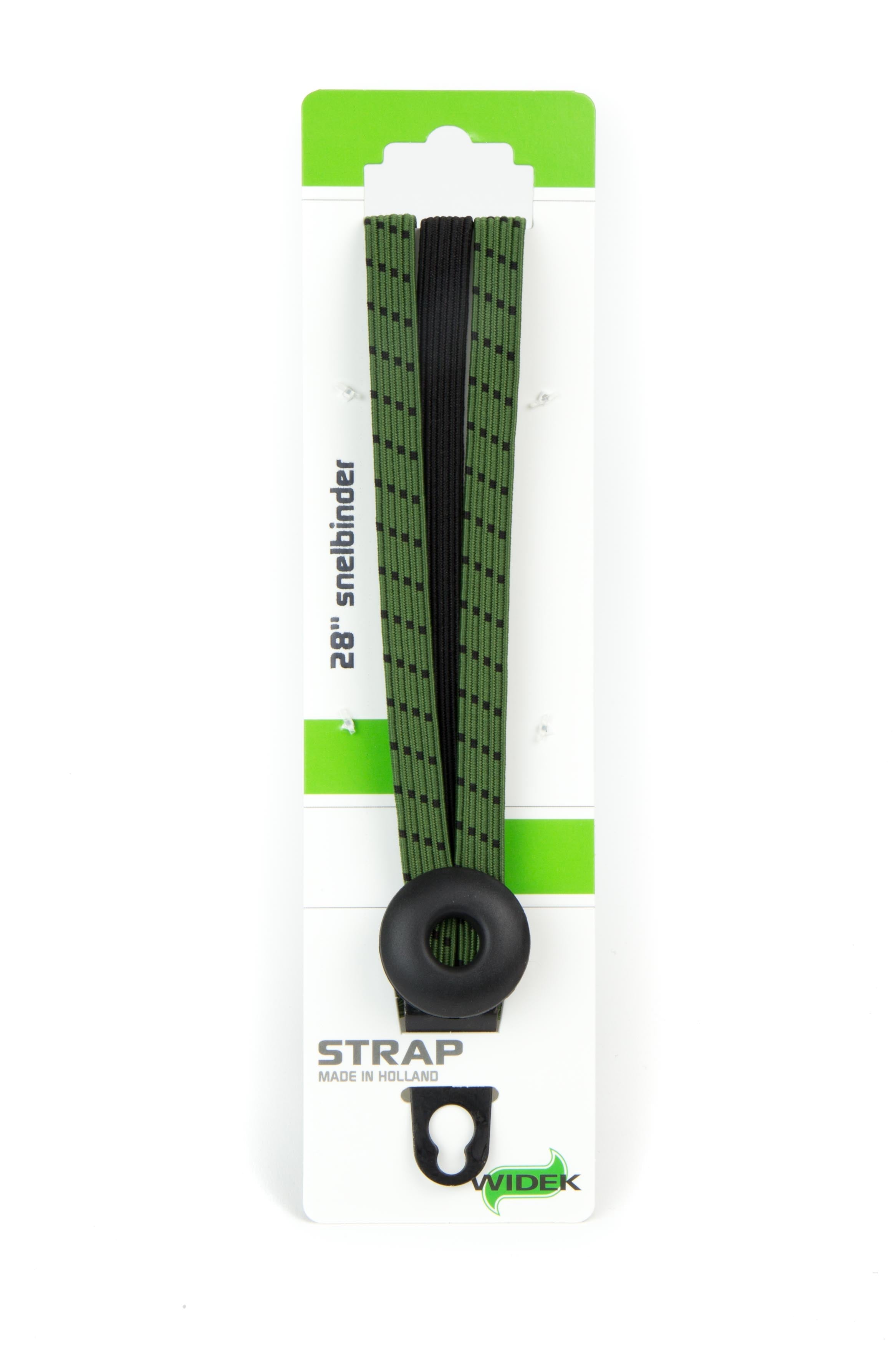 Widek 005221 triobinder 12mm oog 28inch olijfgroen zwart op kaart